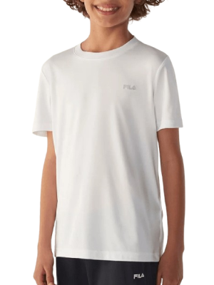 Camiseta Fila Basic Sports Infantil - Branca