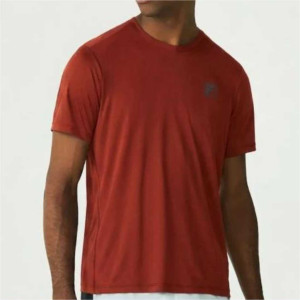 Camiseta Fila Reflective Core Run - Vermelho Ocre