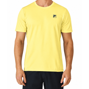 Camiseta Fila Tennis Basic -  Amarelo Pastel Claro