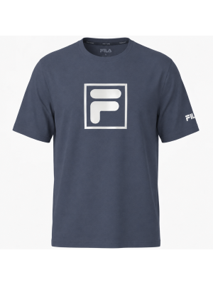 Camiseta Fila F-Box Graphic Run - Marinho Carbono