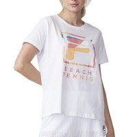 Camiseta Fila Beach Tennis Feminina - Branca