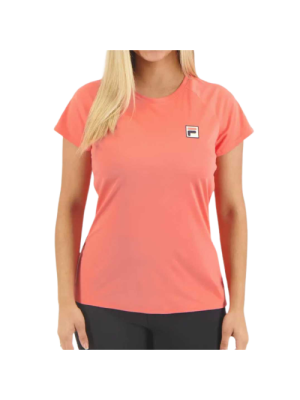 Camiseta Fila Tênis Basic Feminina - Coral 