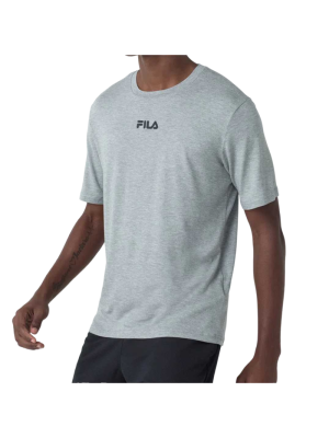 Camiseta Fila Fila Comfort Logo II - Cinza Mescla