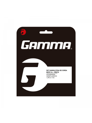 Set de Corda Gamma Dyna Moto 17 - Preto 