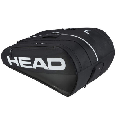 Raqueteira de Tênis Head Tour XL para 12 Raquetes - Preta