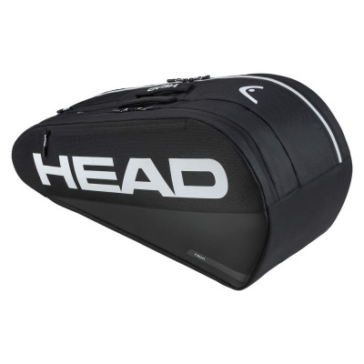 Raqueteira de Tênis Head Tour M para 6 Raquetes - Preta