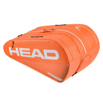 Raqueteira de Tênis Head Tour XL para 12 Raquetes - Laranja Fluor