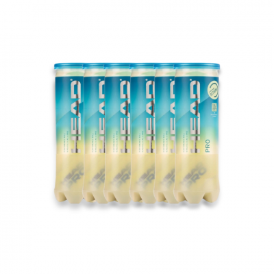 Bola de Tênis Head Pro 3B - Pack com 6 Tubos