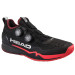 Tênis Head Endure Pro Boa Clay Preto e Vermelho Tênis Head Endure Pro Boa Clay Preto e Vermelho