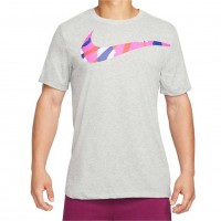 Camiseta Nike Court Dri-FIT Sport Clash - Cinza