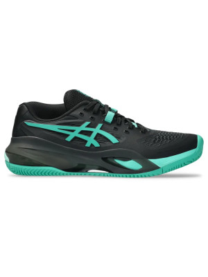 Tênis Asics Gel Resolution X - Clay Saibro - Masculino - Preto e Verde Tênis Asics Gel Resolution X - Clay Saibro - Masculino - Preto e Verde