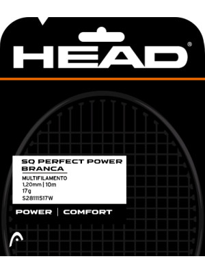 Set de Corda Head DLD Squash Perfect Power 17 - Branca 