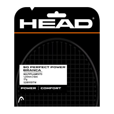 Set de Corda Head DLD Squash Perfect Power 17 - Branca 