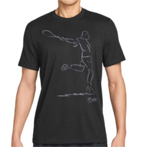 Camiseta Nike  Dri-FIT Court French Open - Preta
