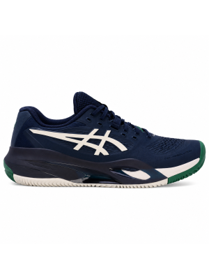Tênis ASICS Masculino Clay Gel Resolution X Azul Marinho 