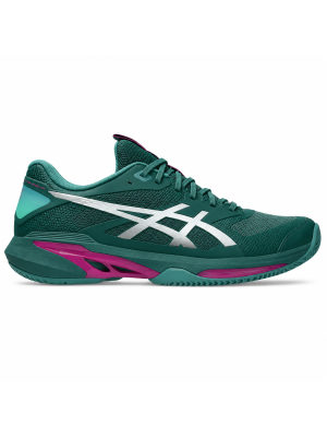Tênis ASICS Masculino Clay Solution Speed FF 4 Preto e Verde