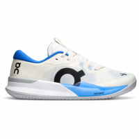 Tênis ON Masculino Clay The ROGER Pro 3 Branco e Azul