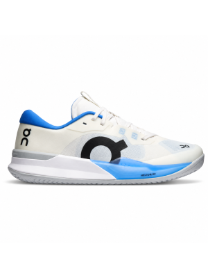 Tênis ON Masculino Clay The ROGER Pro 3 Branco e Azul