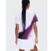 Camiseta On Feminina Court-T Swing - Branca/Roxa