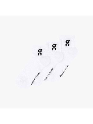 MEIA ON CANO MEDIO LOGO S.Mid BCO 33-36 (Pack com 3 pares)