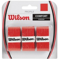 Overgrip Wilson Profile Vermelho - 3Und