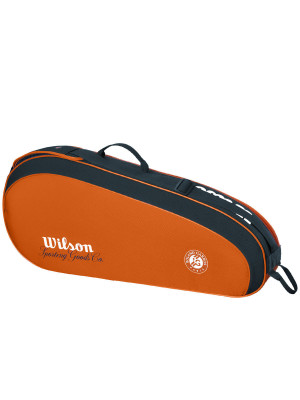 Raqueteira Wilson Roland Garros Team X3 2026 - Laranja e Azul 