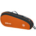 Raqueteira Wilson Roland Garros Team X3 2026 - Laranja e Azul Raqueteira Wilson Roland Garros Team X3 2026 - Laranja e Azul