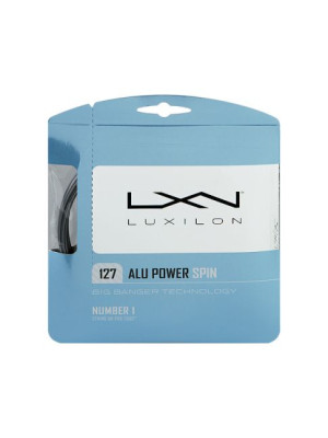 Set de Corda Luxilon Alu Power Spin 16L 1.27mm - Grafite