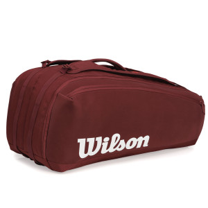 Raqueteira Wilson Defyer Redline V1 X9 Bordô