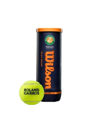 Bola de Tênis Wilson Roland Garros Clay - 3 Bolas