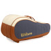 Raqueteira Wilson Heritage V2 para 12 Raquetes - Off White Roxo e Marrom