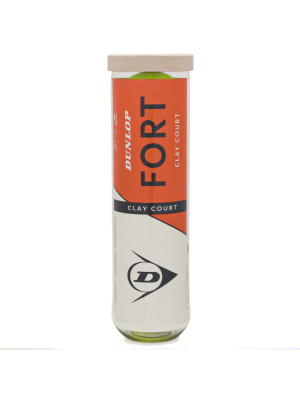 Bola de Tênis Dunlop Fort Clay Court - 4 Bolas
