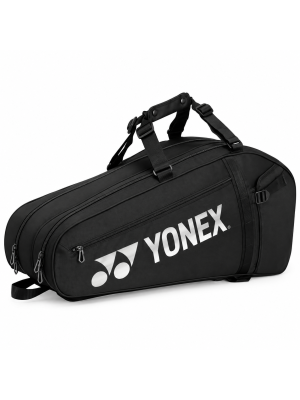 Raqueteira Yonex GEARLOGIC 2026 para 6 raquetes - Preta