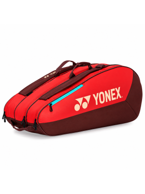 Raqueteira Yonex Ba42529ex para 9 Raquetes - Vermelho e Vinho