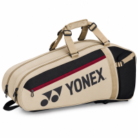Raqueteira Yonex GEARLOGIC 2026 para 6 raquetes - Bege