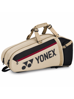 Raqueteira Yonex GEARLOGIC 2026 para 6 raquetes - Bege