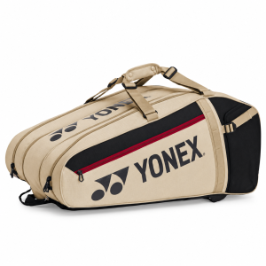 Raqueteira Yonex Gearlogic 2026 para 12 raquetes - Bege