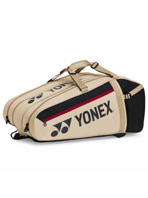 Raqueteira Yonex Gearlogic 2026 para 12 raquetes - Bege