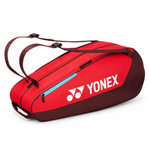 Raqueteira Yonex Ba42526ex para 6 Raquetes - Vermelha  e Vinho