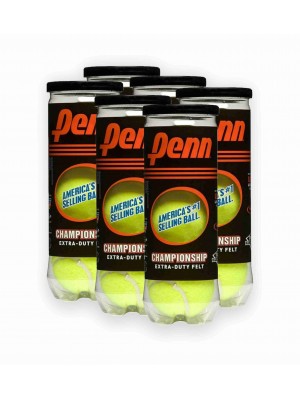 Bola de Tênis Penn Championship Extra Duty - Pack com 6 Tubos
