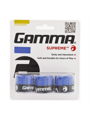 Overgrip Gamma Supreme - Azul - 3 unid
