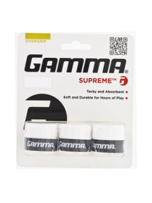 Overgrip Gamma Supreme - Branco - 3 unid