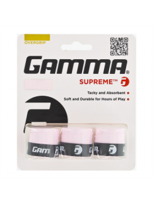 Overgrip Gamma Supreme - Rosa - 3 unid