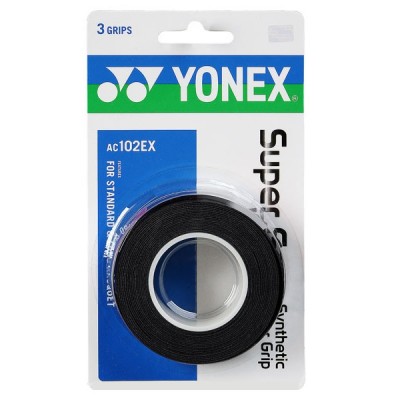 Overgrip Yonex Super Grap Preto - 3Unid