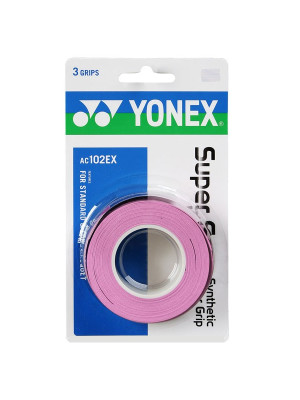 Overgrip Yonex Super Grap Rosa - 3Unid