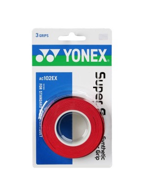 Overgrip Yonex Super Grap Vermelho - 3Unid