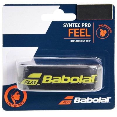 Cushion Grip Babolat Syntec Pro - Preto e Amarelo