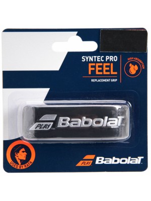 Cushion Grip Babolat Syntec Pro - Preto e Prata