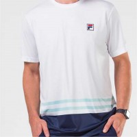 Camiseta Fila Aus Player - Branco e Marinho