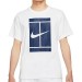 Camiseta Nike Court Logo Tee - Branca